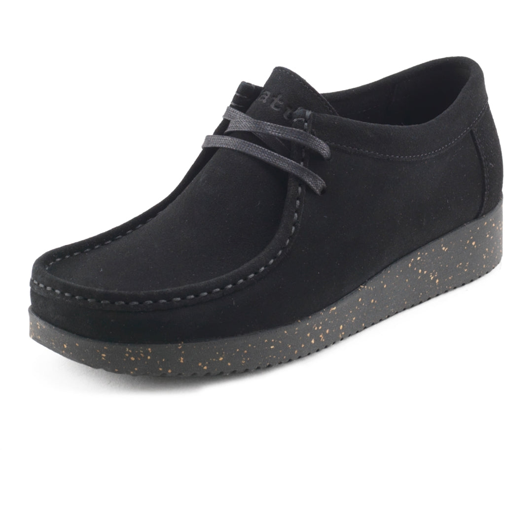 Nature Footwear Adam Sko Suede Shoe 002 Black