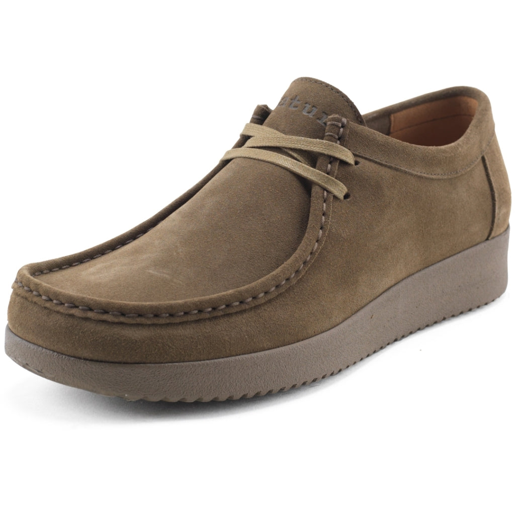 Nature Footwear Adam Sko Suede Shoe 103 Olive