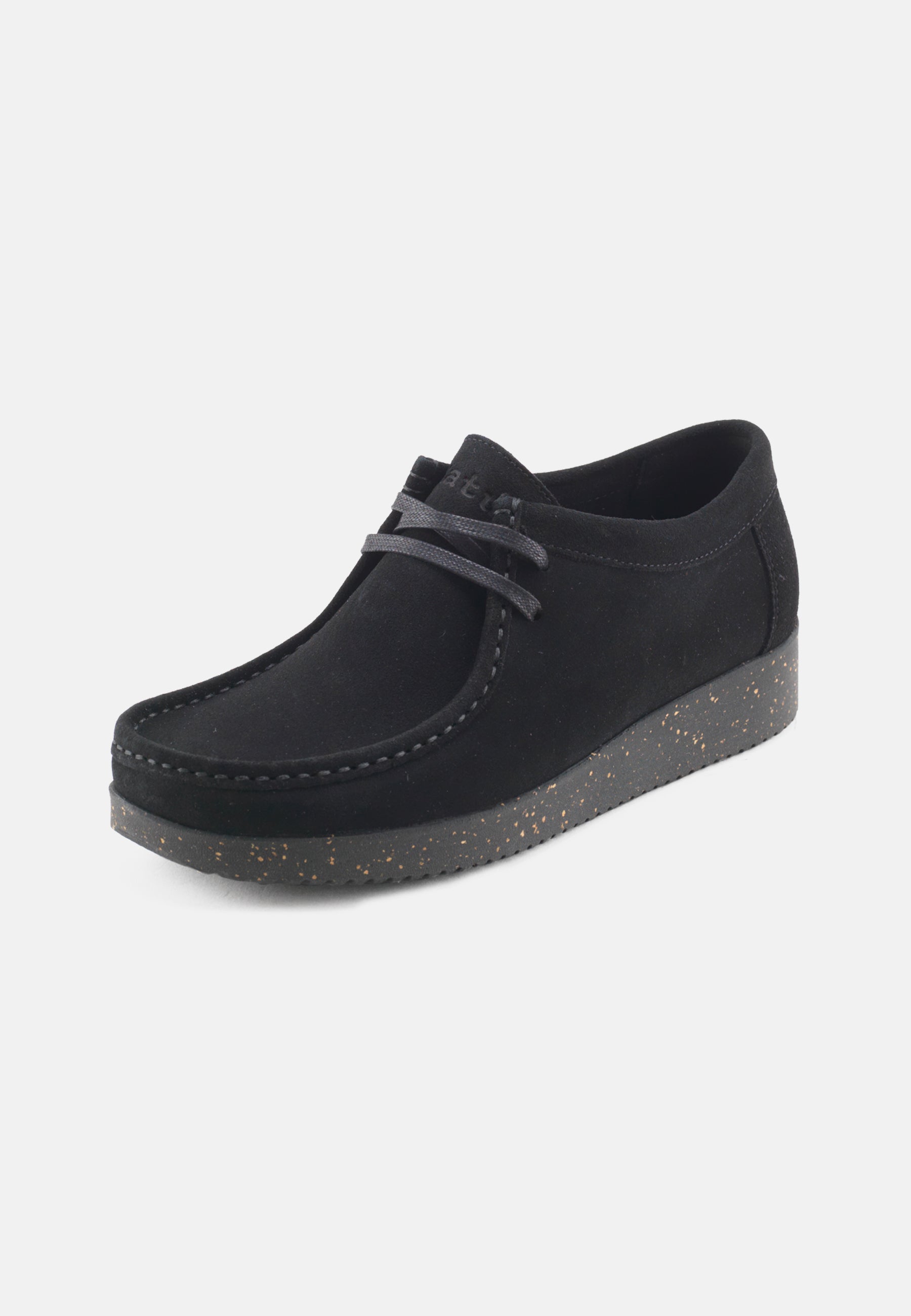 Nature Footwear Alba Sko Suede Shoe 002 Black