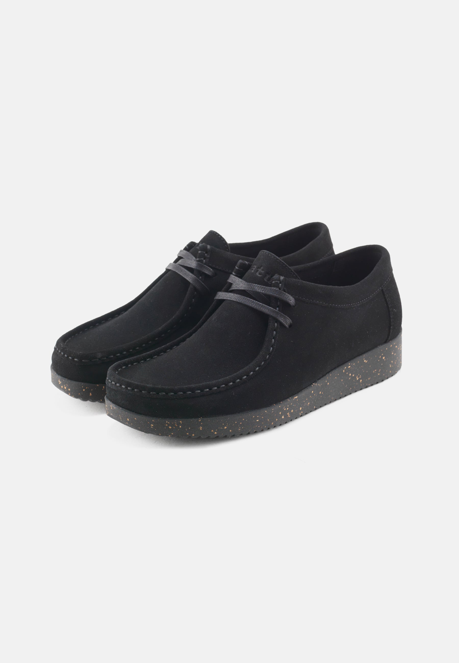 Nature Footwear Alba Sko Suede Shoe 002 Black