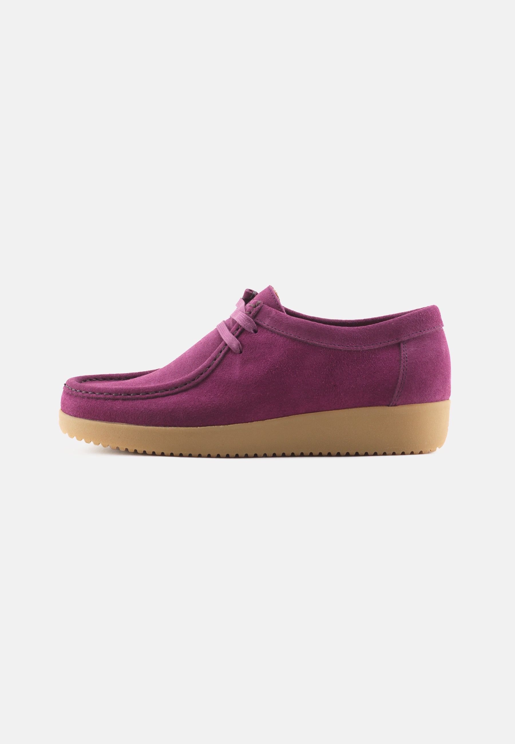 Nature Footwear Alba Sko Suede Shoe 015 Dark Berry