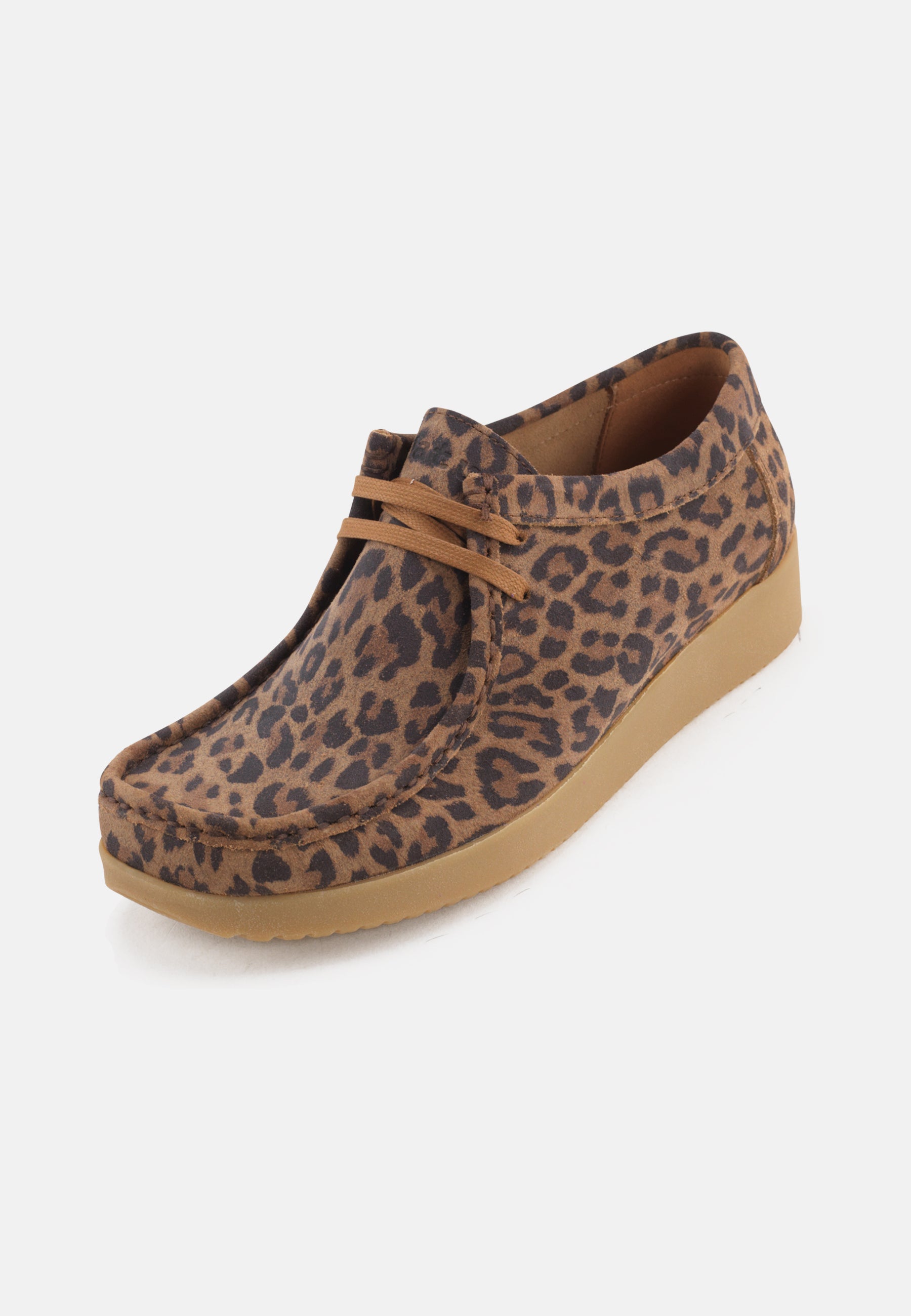 Nature Footwear Alba Sko Suede Print Shoe 100 Leopard