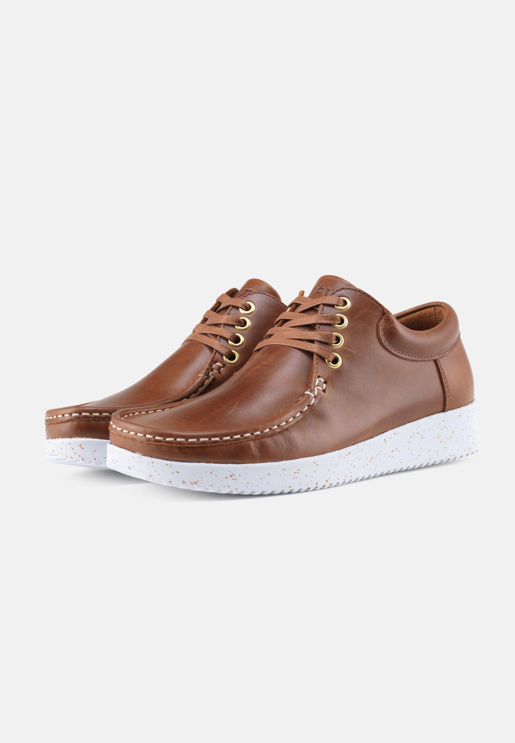 Nature Footwear Anna Sko Pull Up Leather Shoe 114 Tobacco