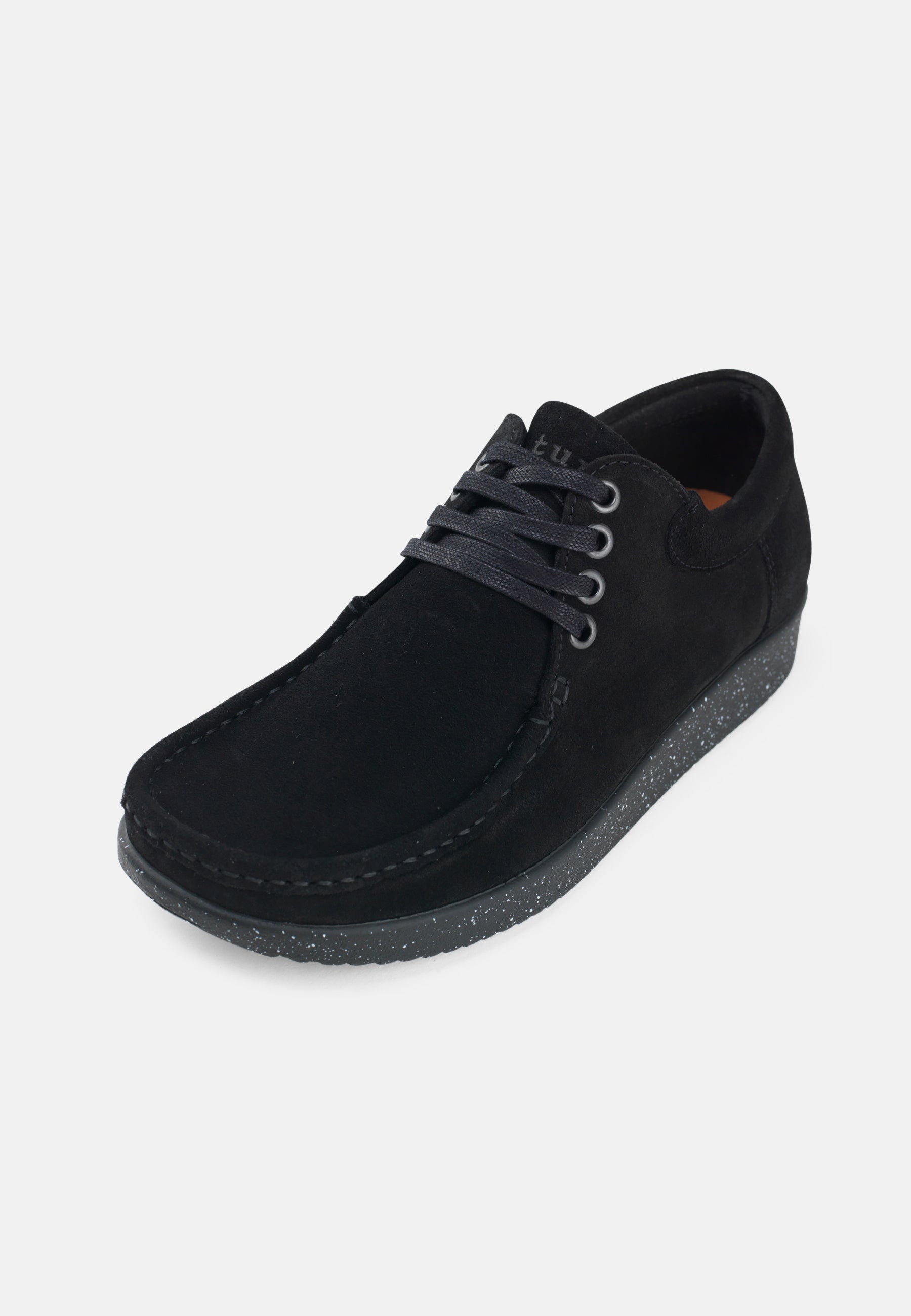 Nature Footwear Anna Sko Suede Shoe 002 Black