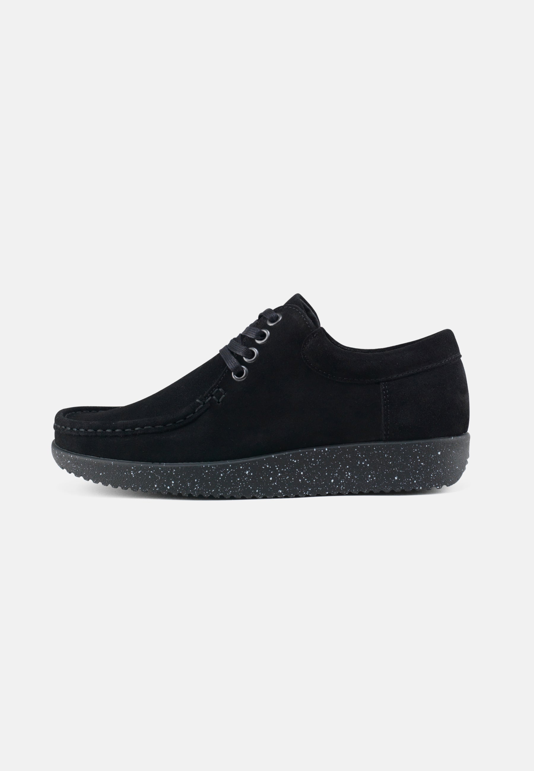 Nature Footwear Anna Sko Suede Shoe 002 Black