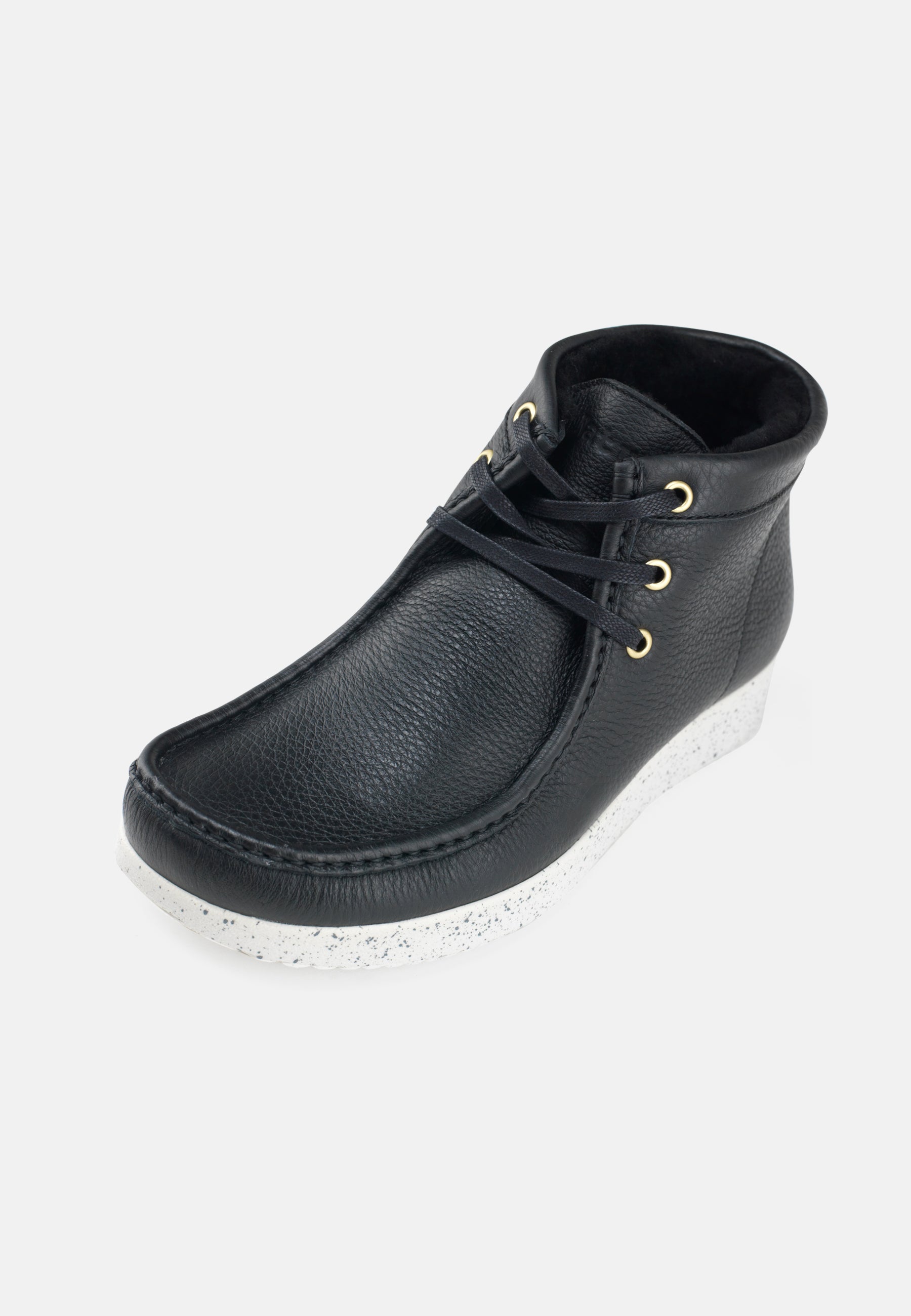 Nature Footwear Anton Varmforet Støvle Leather Boot 002 Black