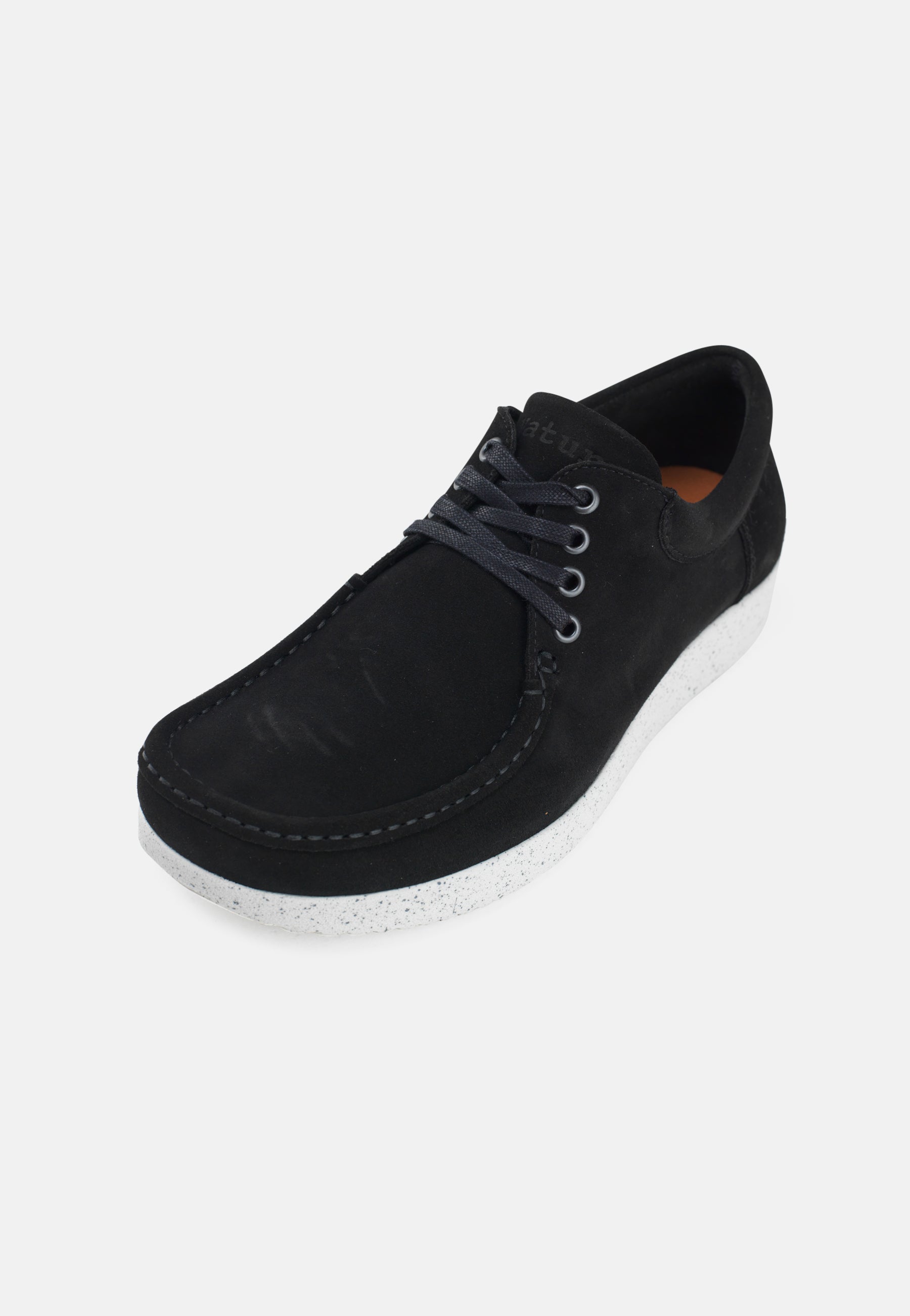 Nature Footwear Arne Sko Suede Shoe 002 Black