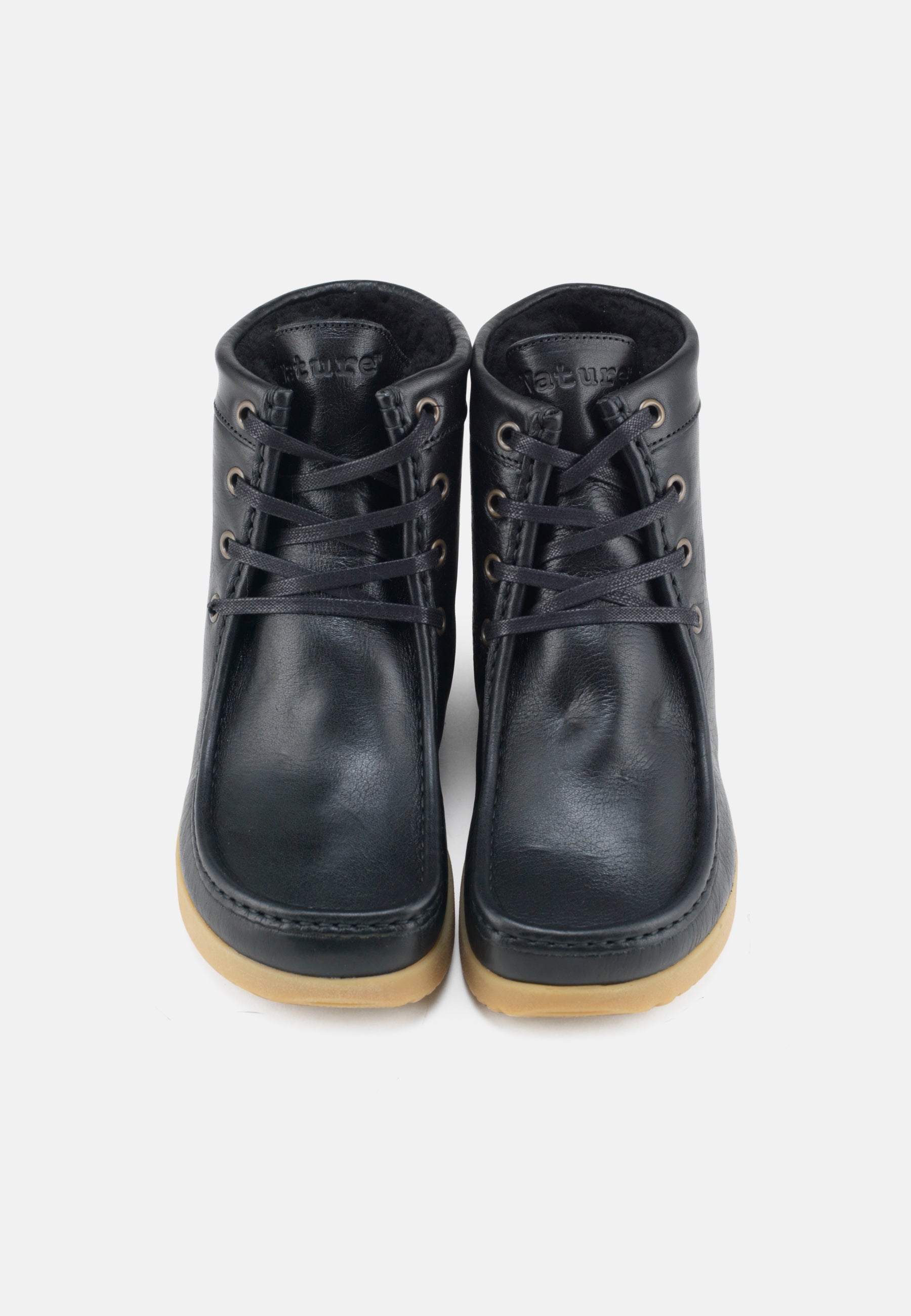 Nature Footwear Asta Varmforet Støvle Leather Warm linned Boot 002 Black