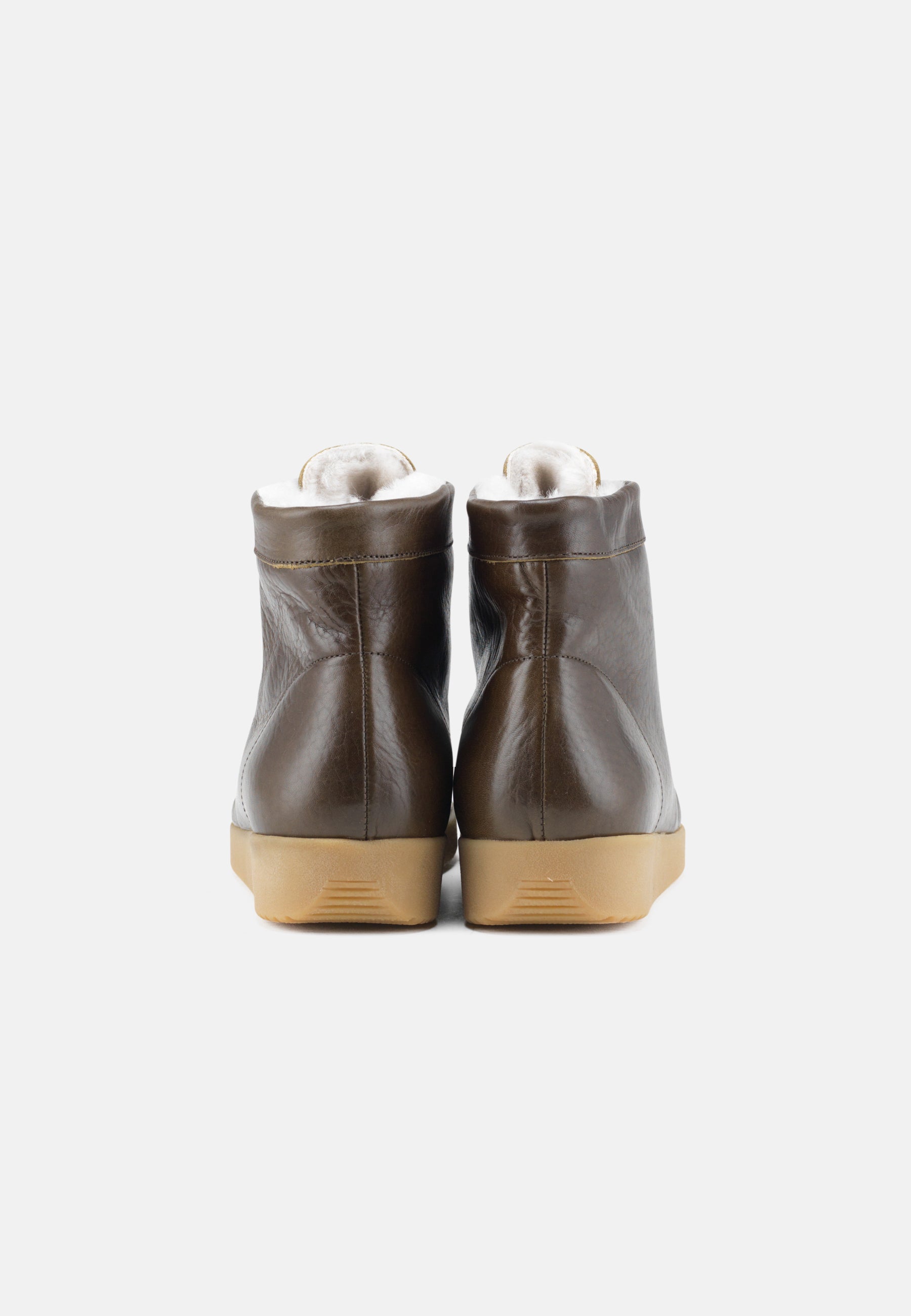 Nature Footwear Asta Varmforet Støvle Leather Warm linned Boot 103 Olive