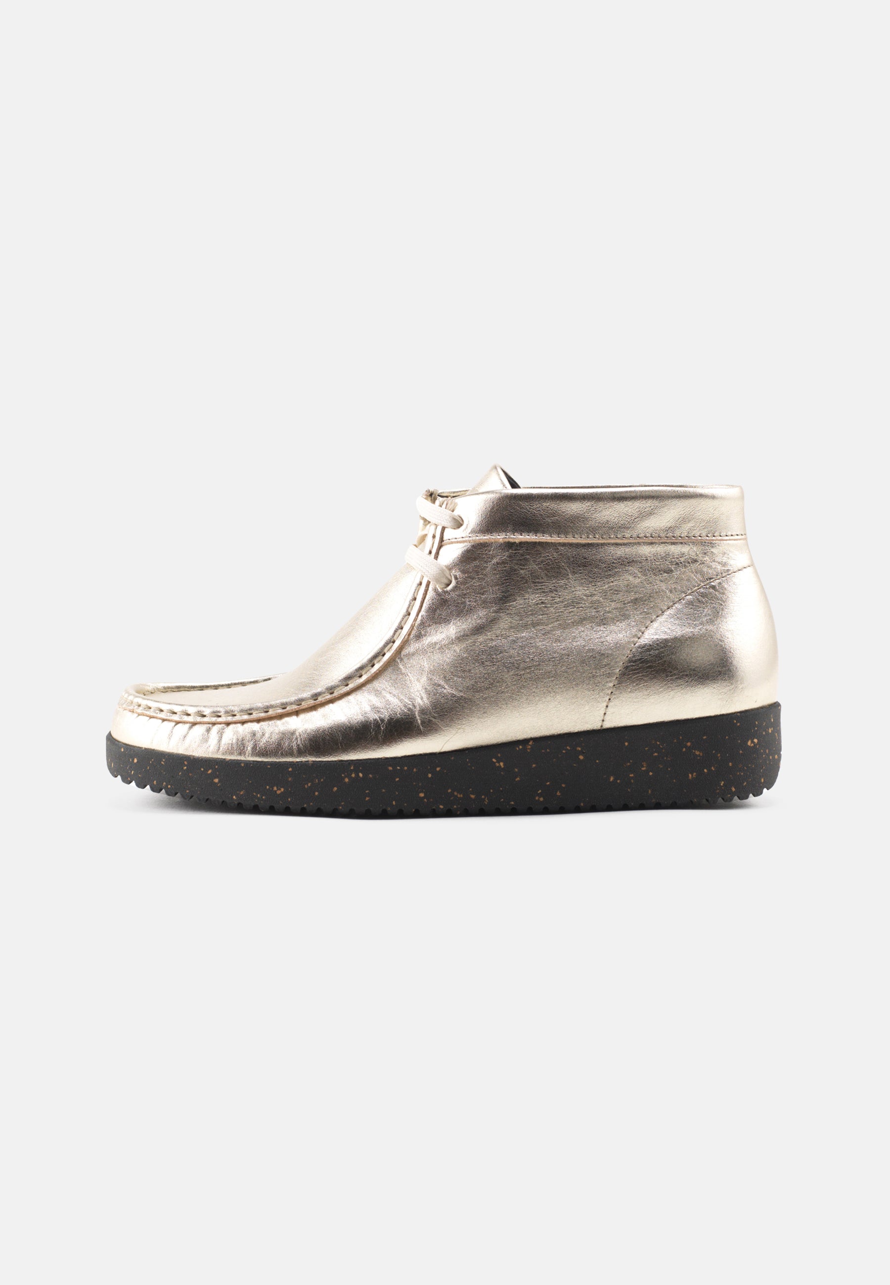 Nature Footwear Ellen Støvle Metallic Suede Boot 013 Gold