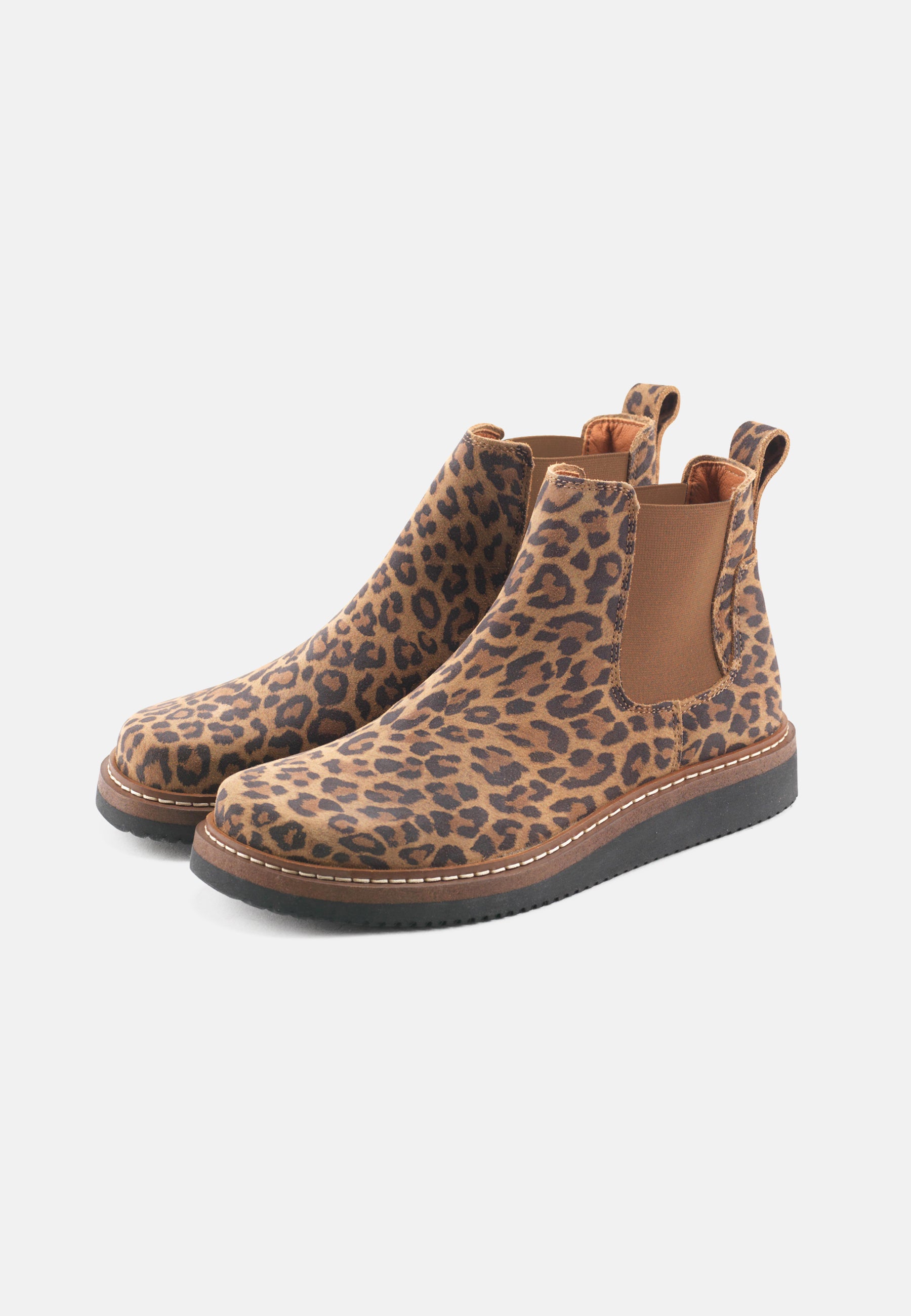 Leopard suede boots hotsell