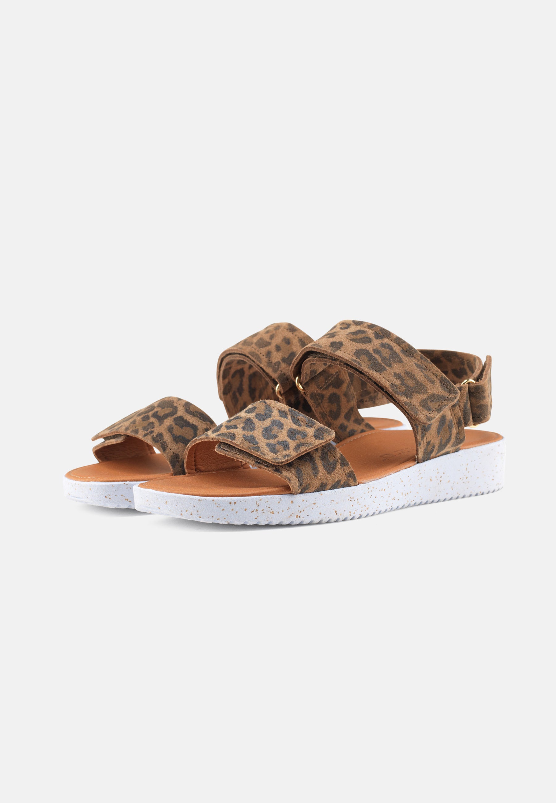Nature Footwear Karen Sandal Suede Sandal 100 Leopard