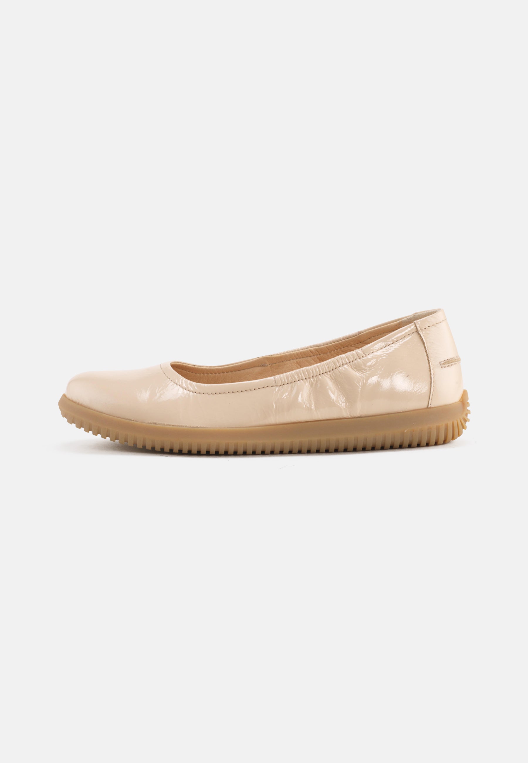 Nature Footwear Marie Ballerina Leather Shoe 119 Cream