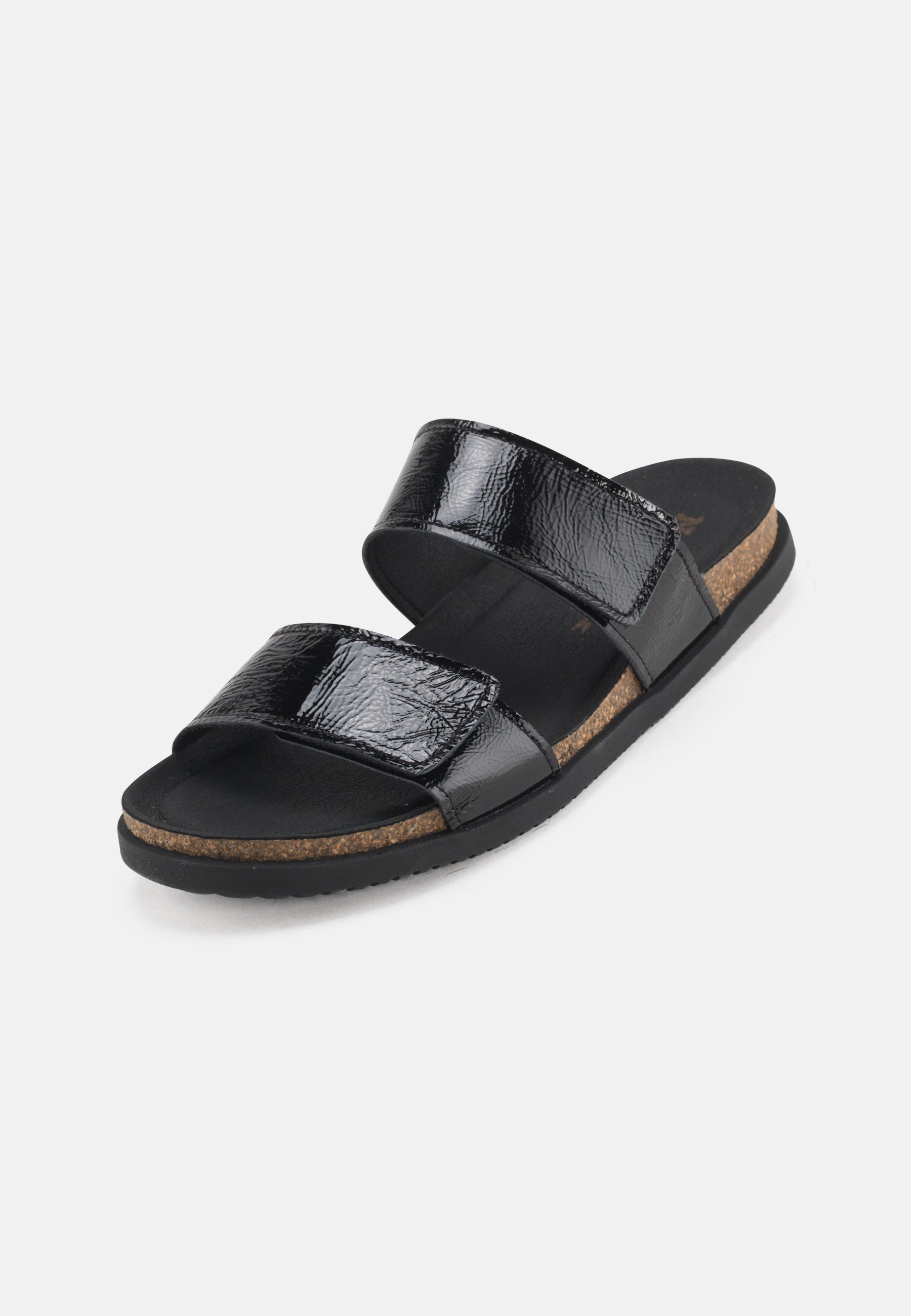 Nature Footwear Mie Sandal Leather Slide 002 Black