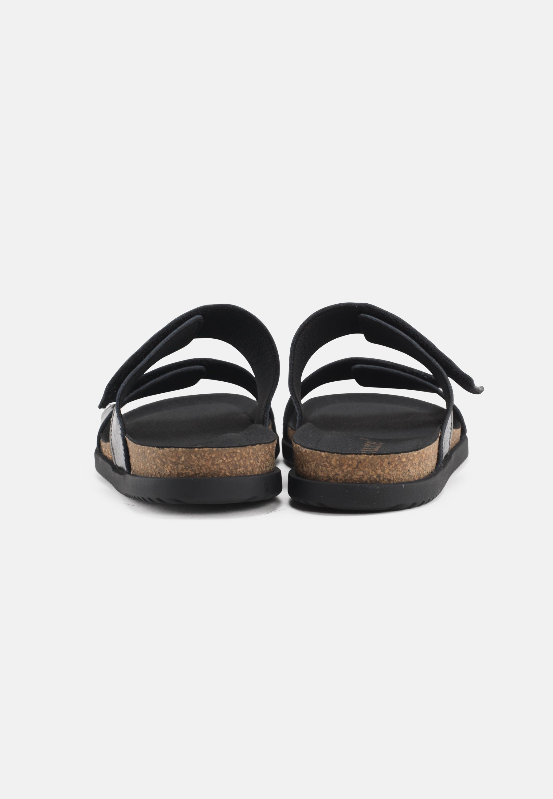 Nature Footwear Mie Sandal Leather Slide 002 Black