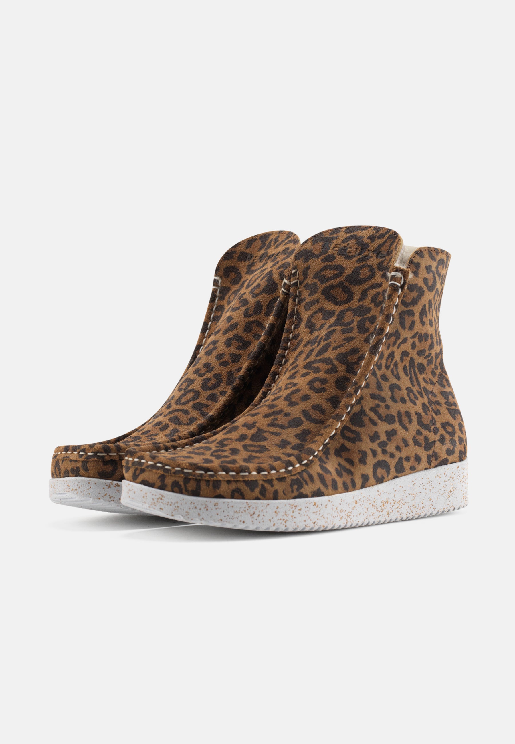 Nature Footwear Nanna Varmforet Støvle Suede Warm linned Boot 100 Leopard