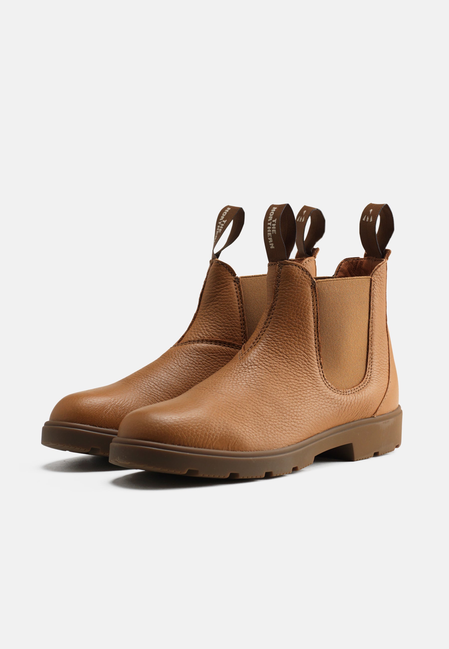 The Northern Nora Støvle Elk Pull Up Leather Boot 133 Chestnut