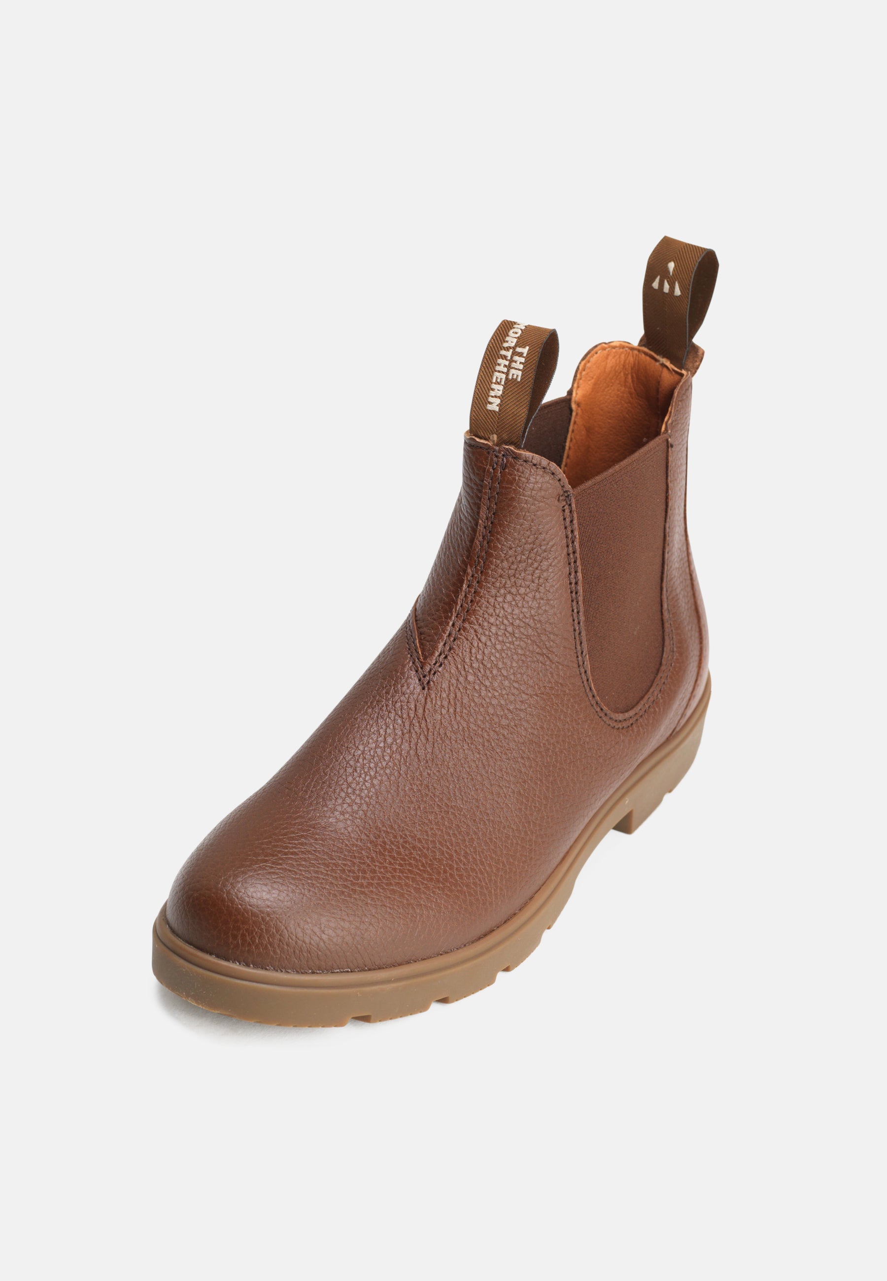 The Northern Nora Støvle Elk Pull Up Leather Boot 144 Mahogany