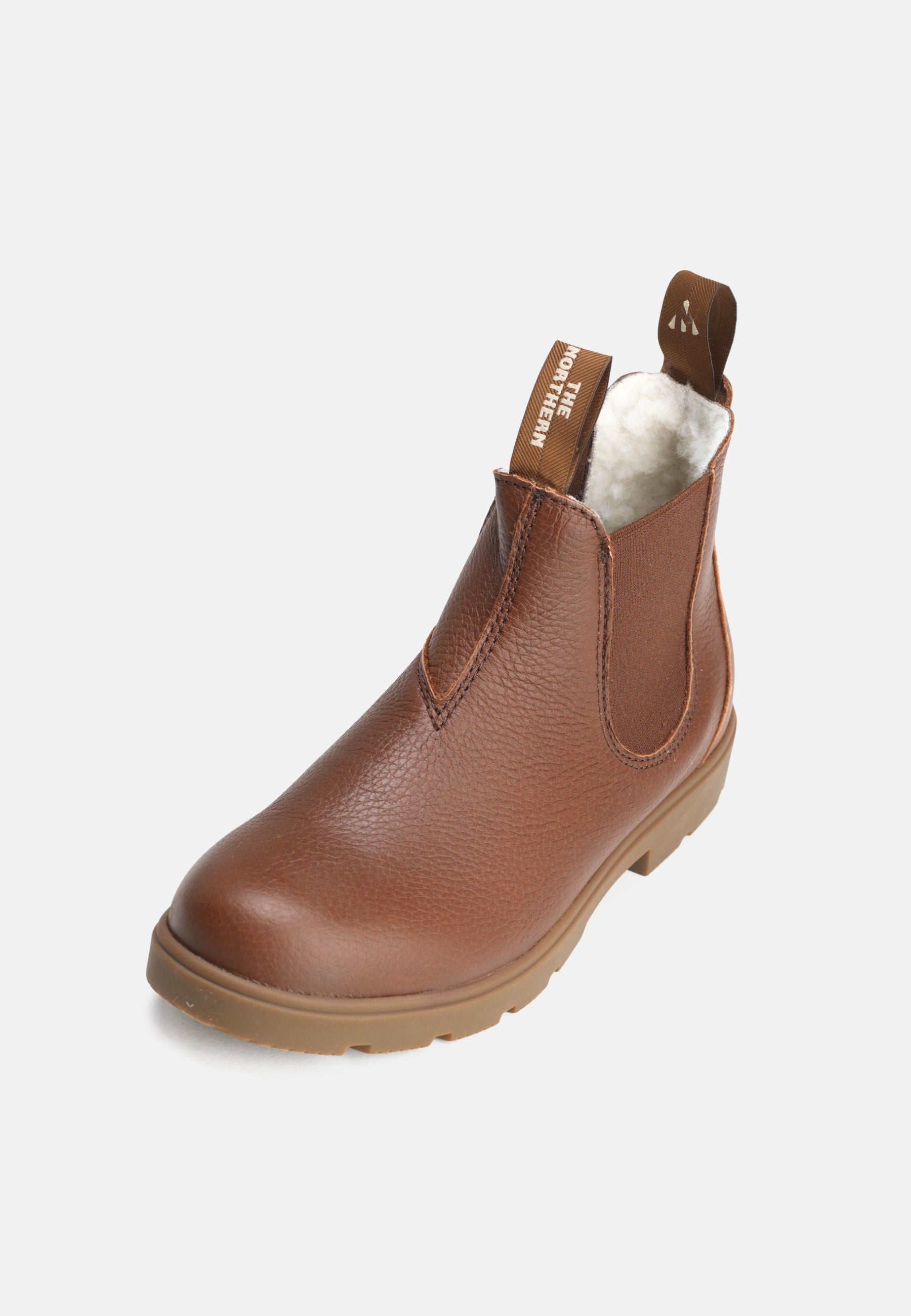 The Northern Saga Varmforet Støvle Elk Pull Up Leather Warm linned Boot 144 Mahogany