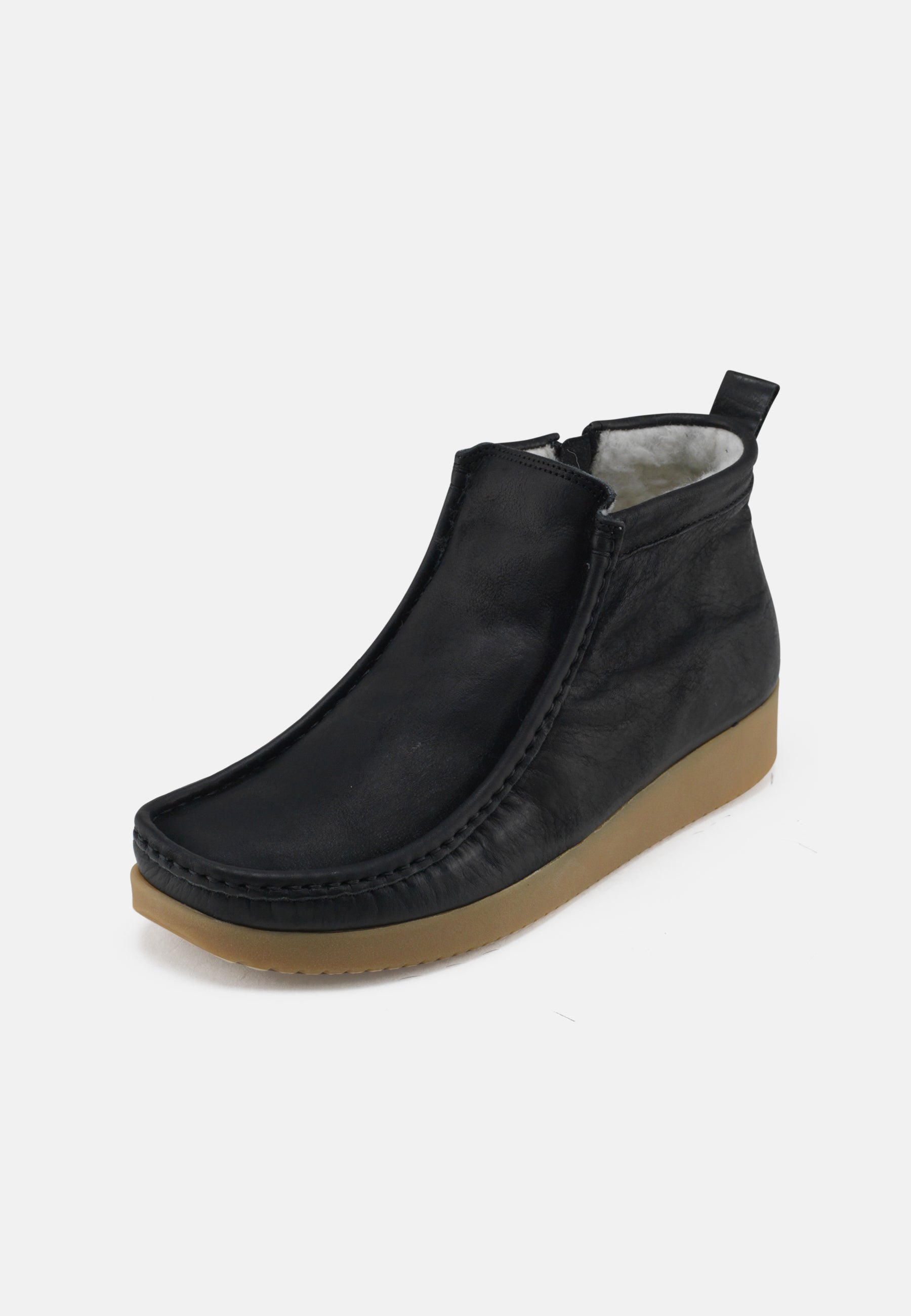 Nature Footwear Sofia Varmforet støvle Oily Nubuck Warm linned Boot 002 Black